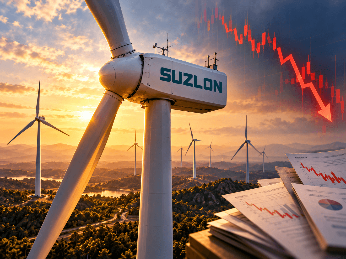 Suzlon Energy shares fall 4% as Nuvama, others slash target prices after Q2 margins disappoint. What lies ahead?