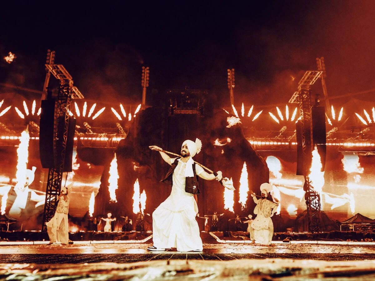 Diljit Dosanjh turns Delhi into a giant singalong as Aura India Tour opens to a full house
