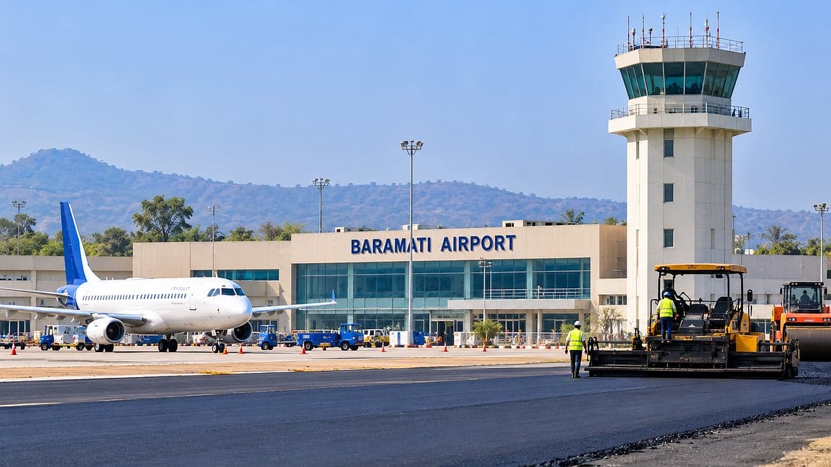Maharashtra Approves ₹65 Crore First Phase Of Baramati Airport Revamp, ATC Tower & Runway Recarpeting Among Key Priorities