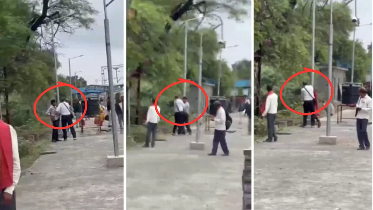TTE Allegedly Grabs Ticketless Passenger By Collar, Drags Him Out Of Train In Guna; VIDEO Goes Viral