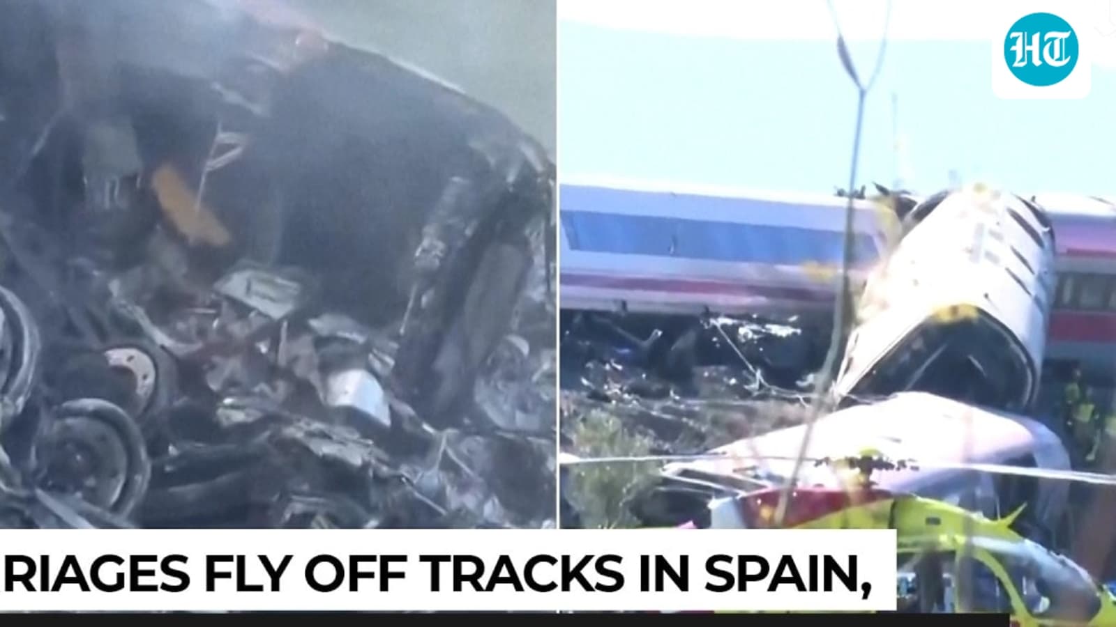 Deadly Spain video: Hundreds of passengers onboard when high-speed train smashes into stopped train