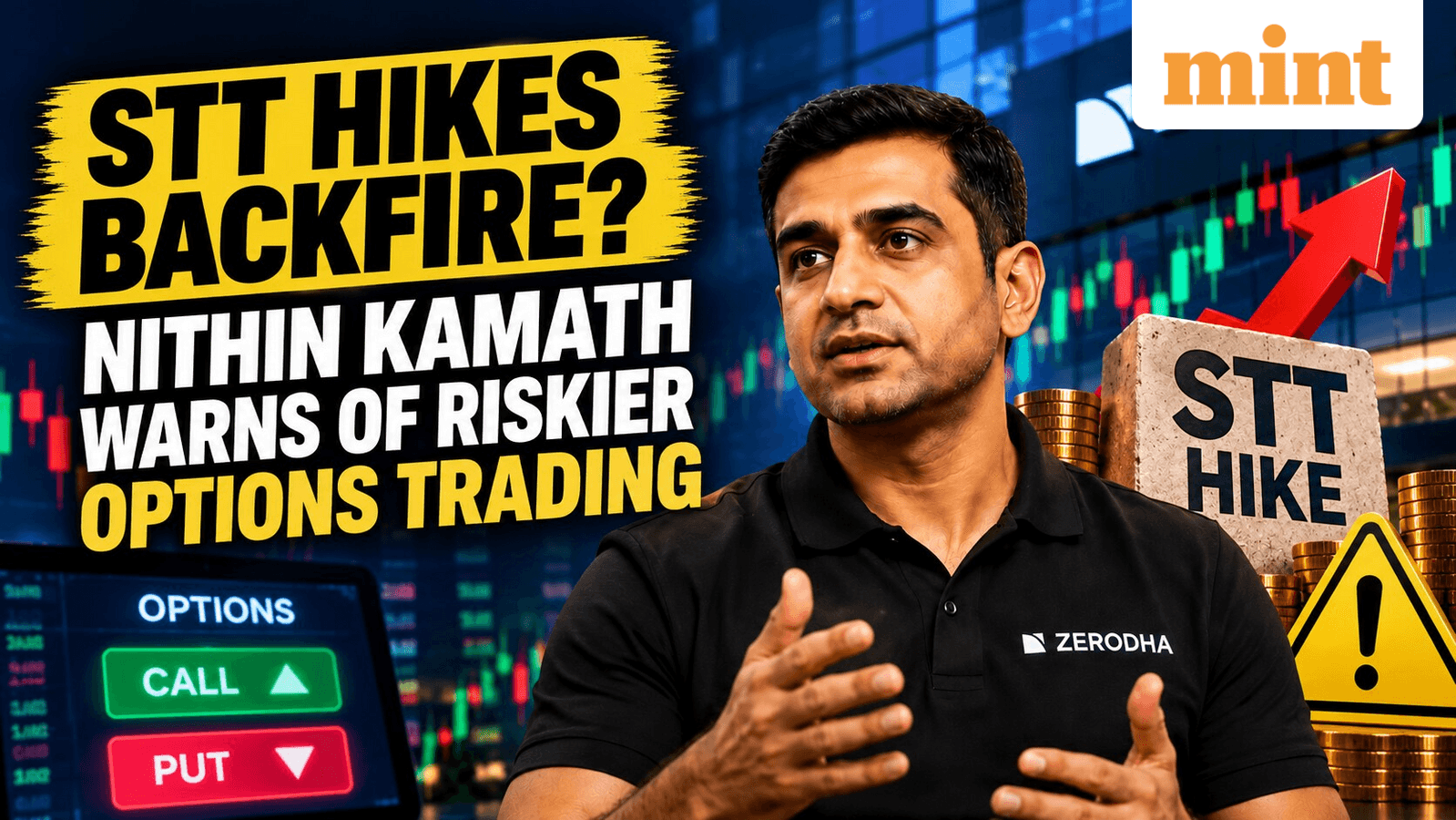 STT hikes backfire? Zerodha's Nithin Kamath says traders are moving to ‘riskier options trades’